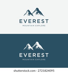 Iceberg Logo Design mit einem kreativen Konzept.