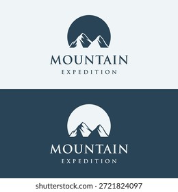 Iceberg Logo Design mit einem kreativen Konzept.