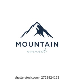 Iceberg Logo Design mit einem kreativen Konzept.