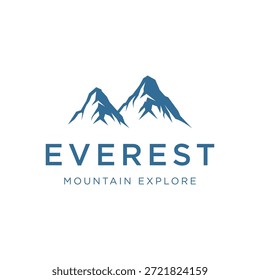 Iceberg Logo Design mit einem kreativen Konzept.