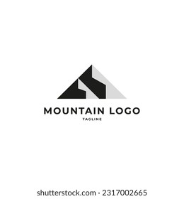 Iceberg logo design on white background