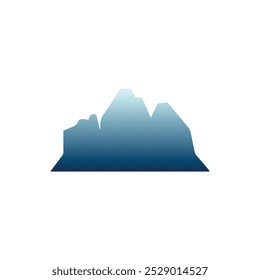 Iceberg logo, icon, vector illustration