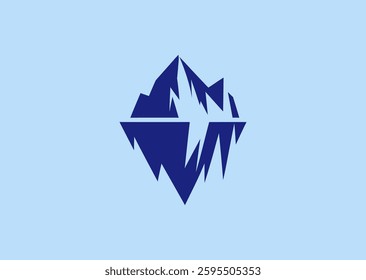 Iceberg Logo – A striking iceberg design, representing depth, mystery, and stability.