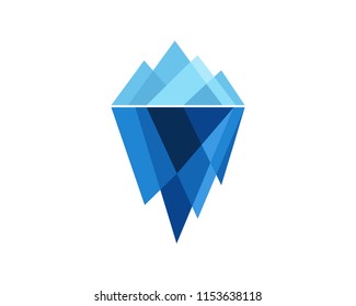 Iceberg logo vector