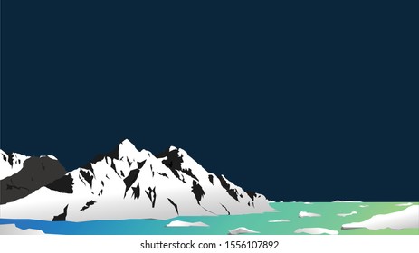 the iceberg is melting because of global warming