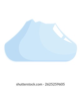 Iceberg melting in the ocean, a symbol of global warming and climate change