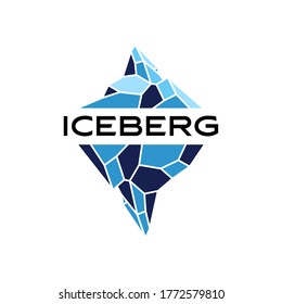 iceberg mount logo vector icon illustration