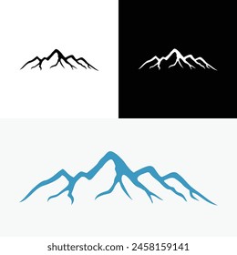 Iceberg Mountain Snow Abstract Logo