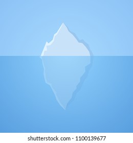 Iceberg in ocean