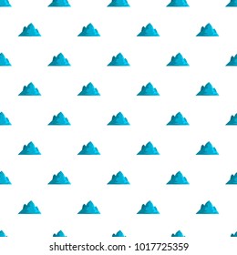 Iceberg pattern seamless in flat style for any design