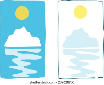 Iceberg sun
