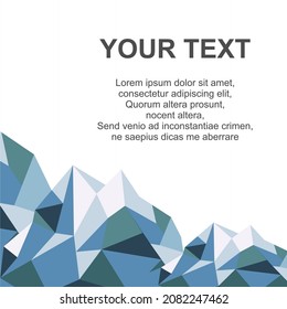 Icono vectorial Iceberg aislado en fondo blanco. Icono vector Ice berg