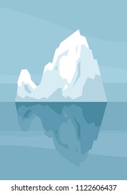 Iceberg vector illustration.
