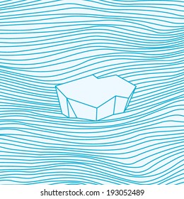 Iceberg. Vector Illustration