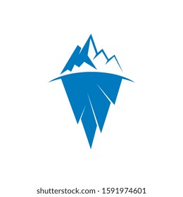 Iceberg vector illustration icon design template