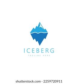 Iceberg vector illustration icon design template