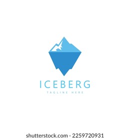 Iceberg vector illustration icon design template