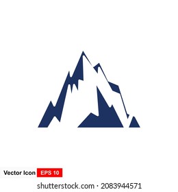 Iceberg vector logo on white background. flat design