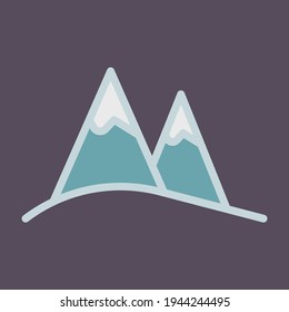 iceberg vector for mountain climbers