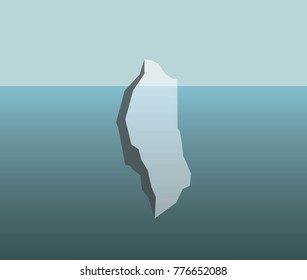 Iceberg in the water