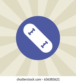 iceboard icon. sign design. background