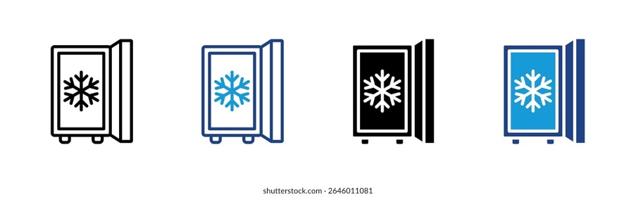 Icebox Icon Element For Design