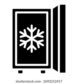 Icebox Icon Element For Design