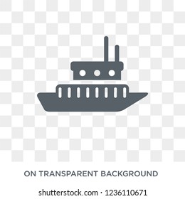 icebreaker ship icon. icebreaker ship design concept from Transportation collection. Simple element vector illustration on transparent background.