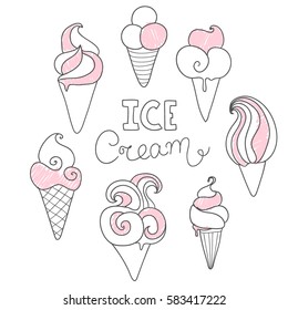 Ice-cream banner
