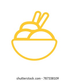 Icecream candy food icon vector illustration