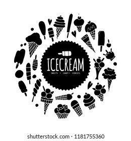 Icecream collection, sketch for your design