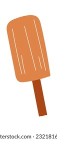 Ilustración del vector de iconos de postres de helado