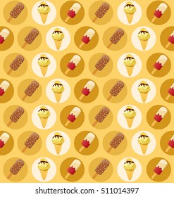 Ice-cream Elements : Vector Illustration 