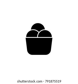 ice-cream in a glass icon. Ice cream element icon. Premium quality graphic design. Signs, outline symbols collection icon for websites, web design, mobile app, info graphic on white background