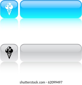 Icecream glossy square web buttons.