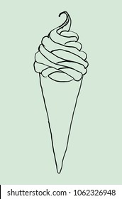 icecream graphic design vector art