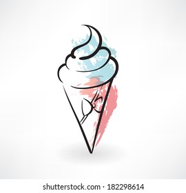 ice-cream grunge icon
