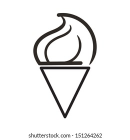 Ice-cream Icon black