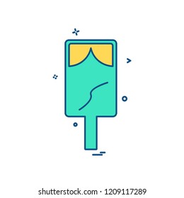 Icecream icon design vector