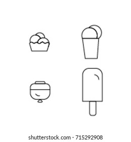 Ice-cream Icon Line