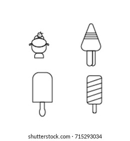 Ice-cream Icon Line