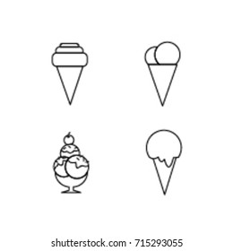 Ice-cream Icon Line