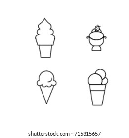 Ice-cream Icon Line