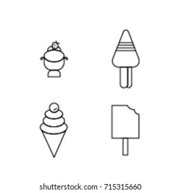 Ice-cream Icon Line