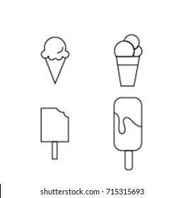 Ice-cream Icon Line