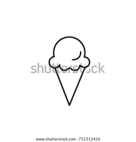 Ice-cream Icon Line