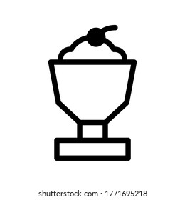 icecream icon or logo isolated sign symbol vector illustration - high quality black style vector icons
