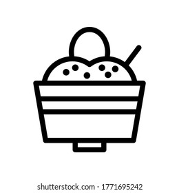 icecream icon or logo isolated sign symbol vector illustration - high quality black style vector icons
