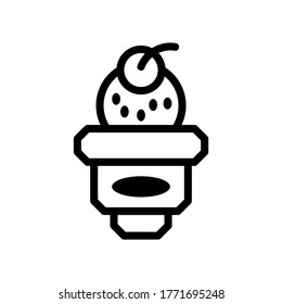 icecream icon or logo isolated sign symbol vector illustration - high quality black style vector icons
