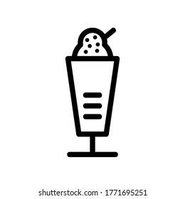 icecream icon or logo isolated sign symbol vector illustration - high quality black style vector icons
